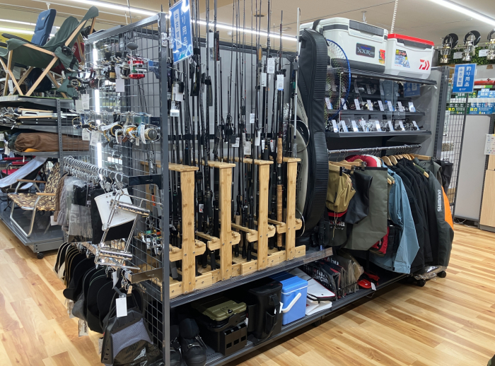 釣り具用品強化中!ロッドやリール、フィッシングウェアなど続々入荷中!