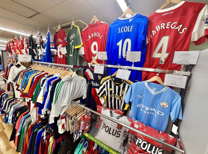 見応え抜群のサッカーコーナー