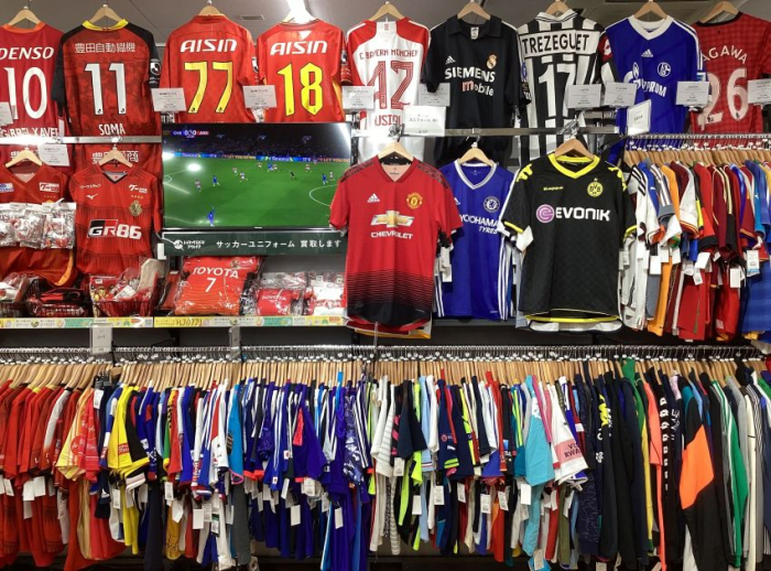 見応え抜群のサッカーコーナー