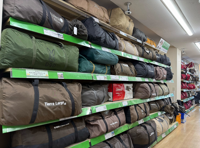 キャンプ用品選びは当店へ！専門スタッフがお手伝いします！