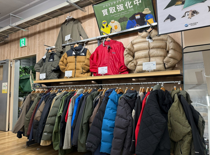 アウトドアウェアコーナー