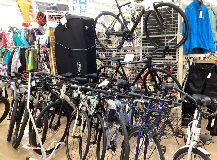 当店自慢の自転車コーナー!