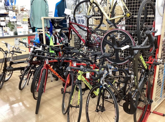 当店自慢の自転車コーナー!