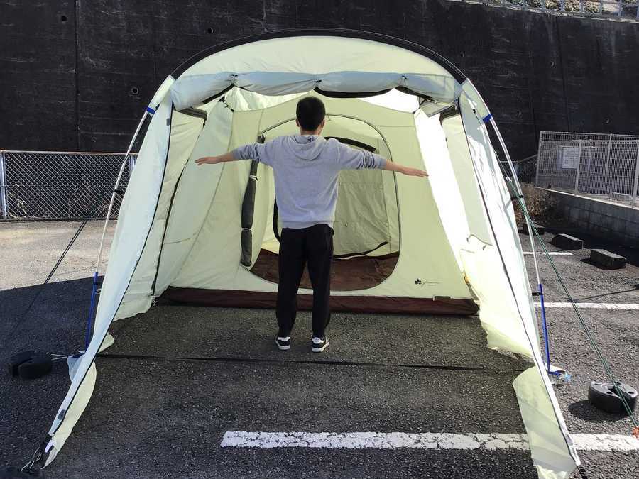 オンラインストア特売 ロゴス グランベーシック トンネルドーム テント
