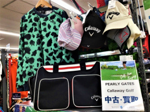 ゴルフウェア・クラブ・バッグはトレファクスポーツ多摩南大沢店にお売りください！！