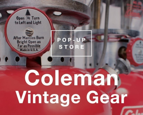 期間限定】コールマン×ビンテージギアのポップアップストア開催中