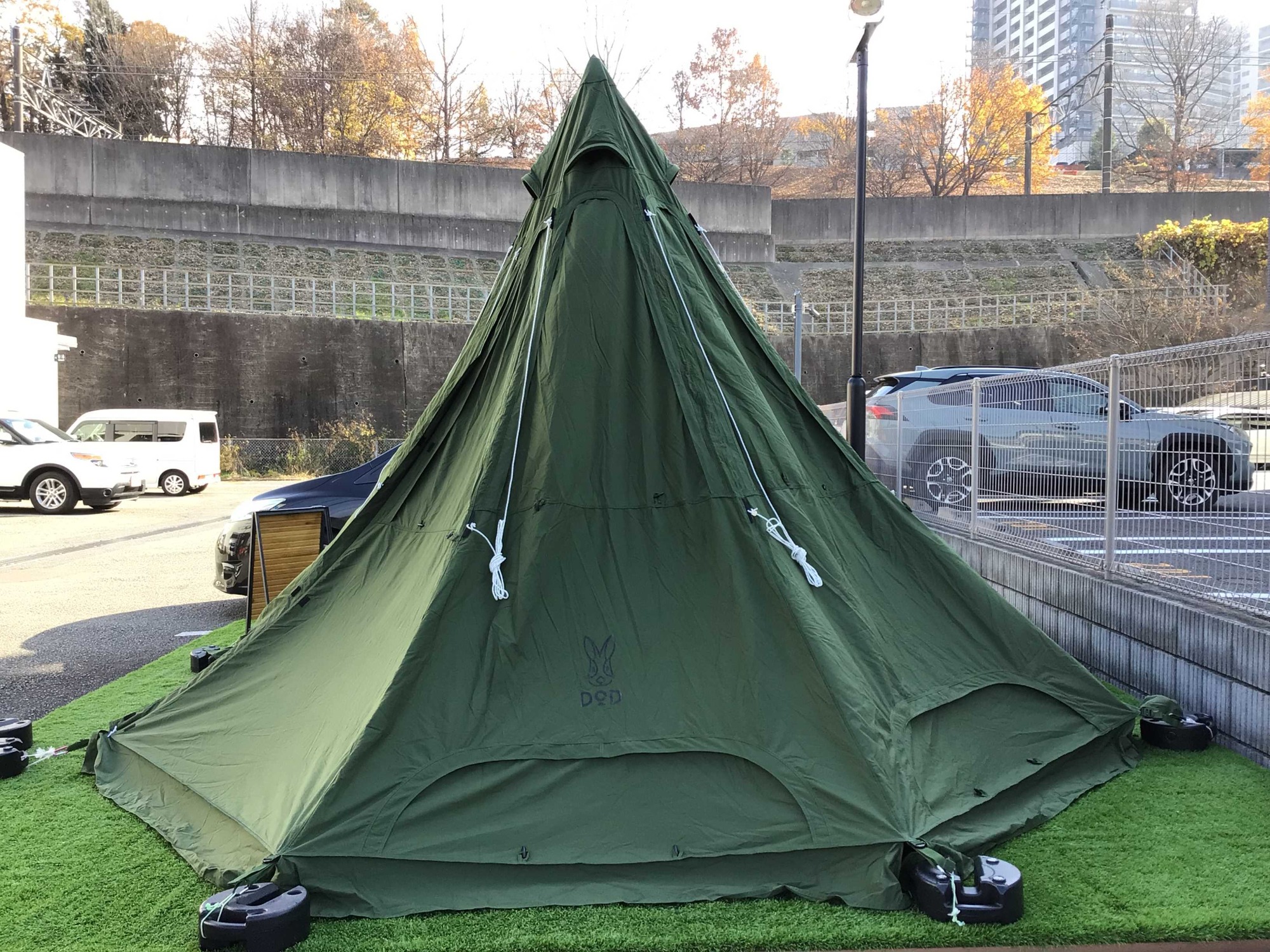 ちょっとおいしそう?ちゃんと冬でも大活躍!【DOD レンコンテント2M