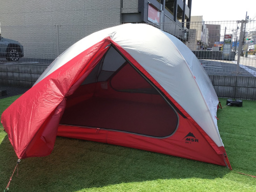 キャンプで3回使用しましたMSR ゾイック3 テント