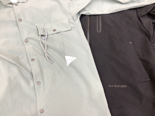 and wander アンドワンダー テックロングスリーブシャツ M（多摩