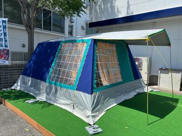 「アウトドア用品のテント 」