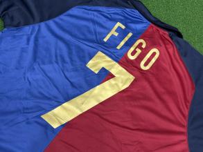 【FCバルセロナ】99/00サッカーユニフォーム復刻版入荷！背番号7ルイス・フィーゴ選手のユニフォームを小牧店でチェック！