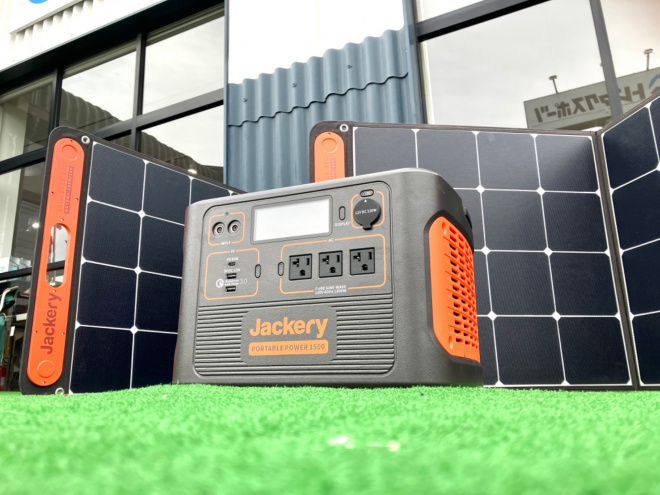 キャンプにも防災にも使えるJackeryの大容量ポータブル電源が入荷！