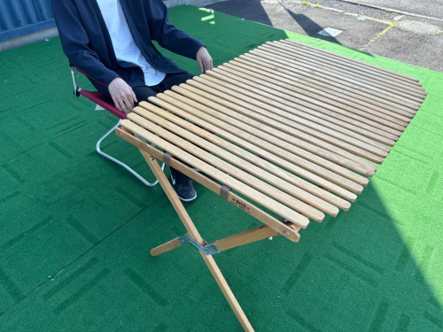 バイヤーロールトップテーブル　希少廃盤 廃盤希少品】バイヤーオブメインのロールトップキャンプテーブル