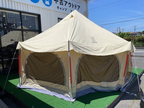 大人数でのグルキャンにおすすめ！DODの初代タケノコテントが入荷
