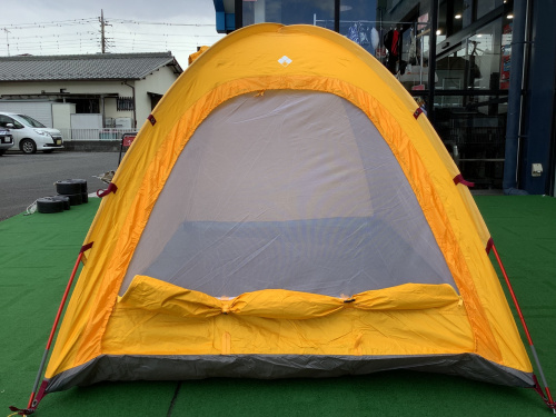 美品 モンベル 現行モデル マイティードーム1 テント イエロー