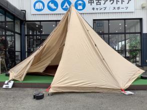 ワンポールテントで、リビングと寝室がある２ルーム式ヤドカリテント！！