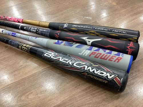 毎月8or9日は野球の日】新しく入荷した軟式バットを紹介します