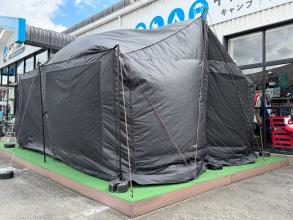【まさに野外の宴会場！】KZMのブラックタープシェルが入荷しました！！