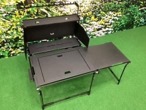 【NATURE TONES / ネイチャートーンズ】THE BLACK BOX | 無骨なブラックがキャンプサイトを彩る多機能アウトドアテーブル