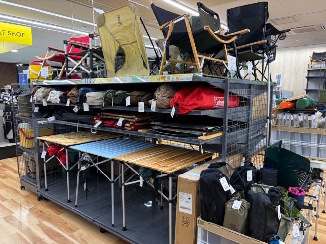 【キャンプチェア・テーブル】お探しの方はトレファクスポーツアウトドア長久手店へ!