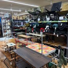 ガレージ・ヘリノックスなどのチェア・テーブル値下げしました！【長久手店】