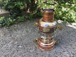 アンティーク アンカーランプ 高52㎝ 銅製x真鍮 ルームランプ仕様 再びの入荷！銅と真鍮のアンカーランプ入荷！[2020.09.30発行