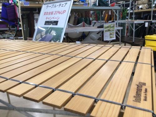 lallemand ラレマンド ウッドロールテーブル　フランス製 美品！！lallemand(ラレマンド)のウッドロールテーブル入荷