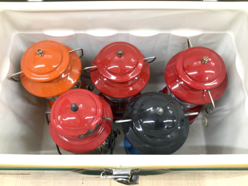 コールマンのヴィンテージクーラーボックスは収納ケースとして使うべし