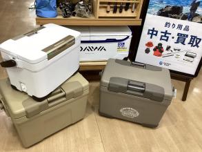 【釣具買取強化】シマノ・ダイワ等の釣り用クーラーボックス入荷中！