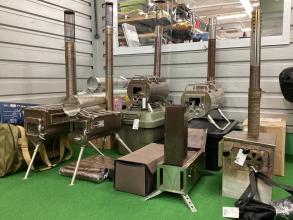 これからのキャンプの必需品⁉薪ストーブ展示ハジメました！