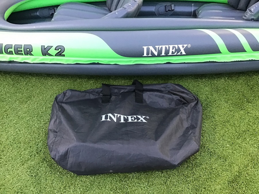 お手頃なインフレータブルカヤック！パドルも付いてお得！INTEX Challenger K2 [2019.08.04発行]｜リサイクルショップ  トレファクスポーツアウトドア三芳店（トレジャーファクトリー）