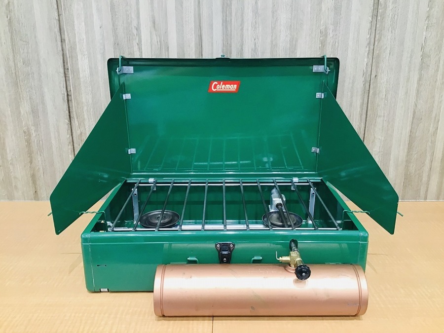 Coleman camp stove コールマン ツーバーナー ヴィンテージ-