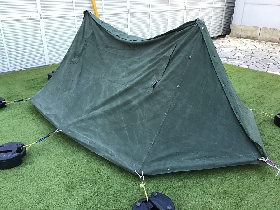 ベルギー軍 テント パップテント