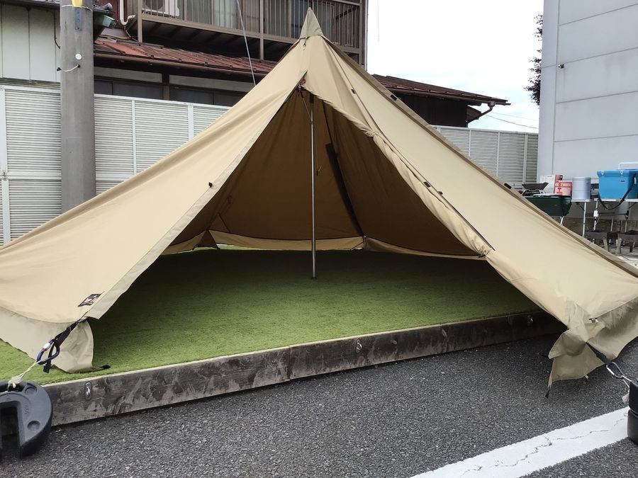新品未使用 オガワ タッソ T/C アウトドア キャンプ テント ワンポール型-