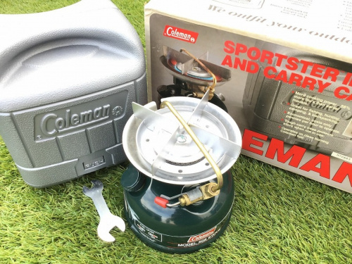 【TFスポーツ三芳店】廃盤でも根強い人気のColeman(コールマン)508 2レバータイプのスポーツスター?[2019.05.06発行]｜リサイクルショップ  トレファクスポーツアウトドア三芳店（トレジャーファクトリー）