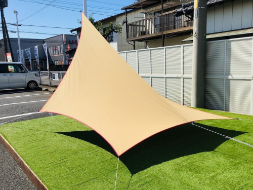 ポリコットン製の大人気タープ！tent-mark DESIGNS(テンマク)のムササビウイング13ft TC”焚き火”VERSIONが入荷！！[2019.09.25発行]｜リサイクルショップ  トレファクスポーツアウトドア三芳店（トレジャーファクトリー）