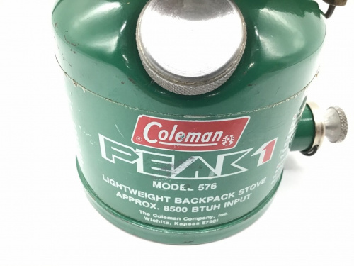 カナダ製Coleman(コールマン) モデル576 貴重なPEAK1(ピークワン 