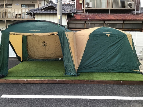 【S23115-100-10】極美品 コールマン コネクティングドーム テント