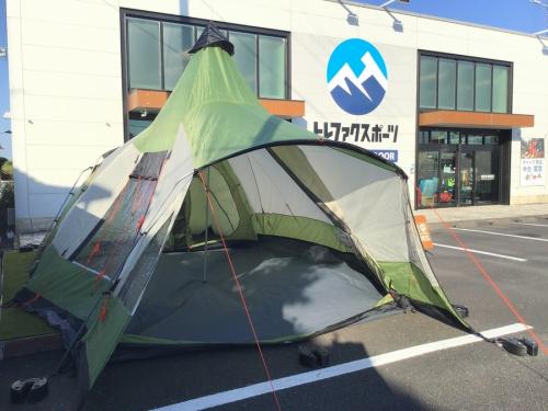 ビッグモンスター！超巨大ワンポール型2ルームテント 10T OUTDOOR