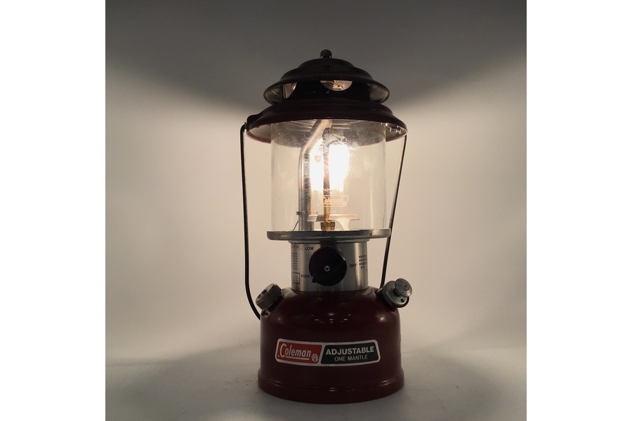 当時物⭐︎COLEMANレッド286A7035 COLEMAN 286A7035 コールマン ランタン レッド 赤 89年 (P1891hnwY)