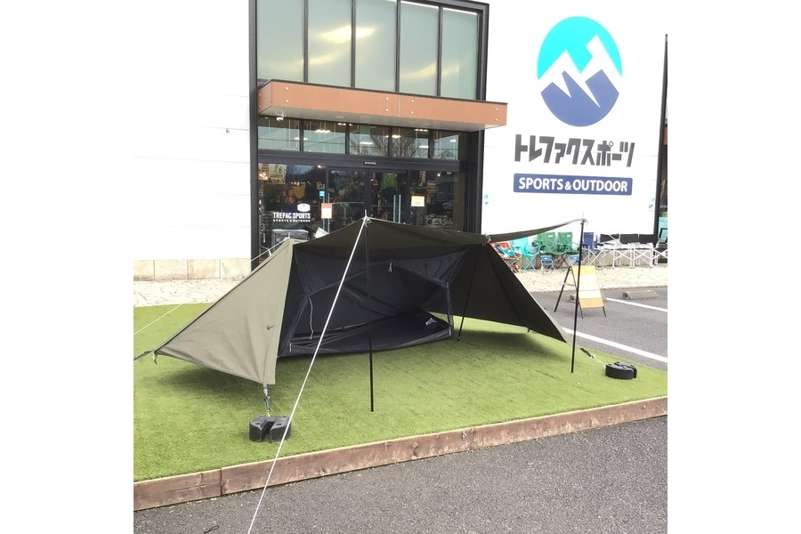 BUNDOK バンドック ソロベースEX TC素材　ミリタリーテント バンドック新製品】ソロベースEX用のフロントウォールがついに