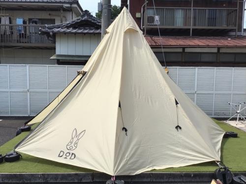 一人でも設営簡単！DODの廃盤モデル『ビッグワンポールテント