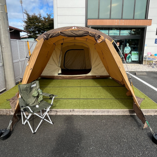 スノーピークのエントリー2ルームエルフィールドで秋のキャンプに挑戦