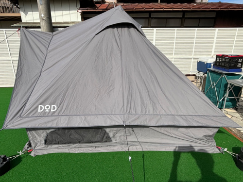 【M.さん専用】DOD ショウネンテントTC タン 一人用 前室 二股化ポール ショウネンテントTC（タン） T1-757-TN - DOD（ディーオーディー