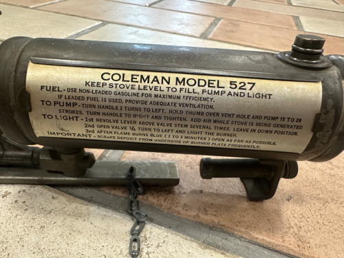 コールマン メディカルストーブ527 ランタン シングルバーナー 超希少 コールマン メディカルストーブ527 ランタン シングル