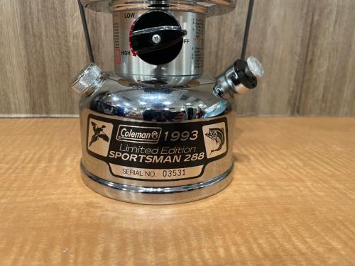 コールマンの限定生産のガソリンランタン スポーツマン288をご