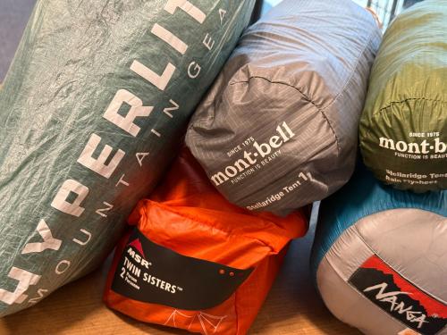 登山泊・軽量ソロキャンプ向けのアウトドアアイテム続々入荷中
