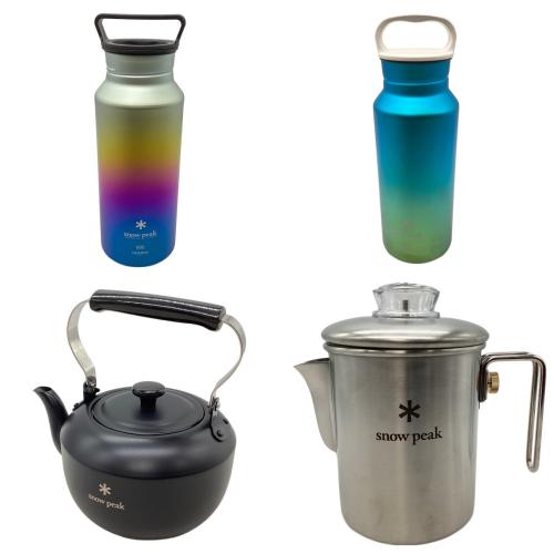 スノーピークのキャンプギアが未使用・未火入れの状態で入荷いたしまし