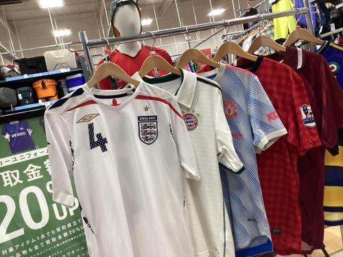 サッカー特集】海外サッカーチームのユニフォームを新入荷しました