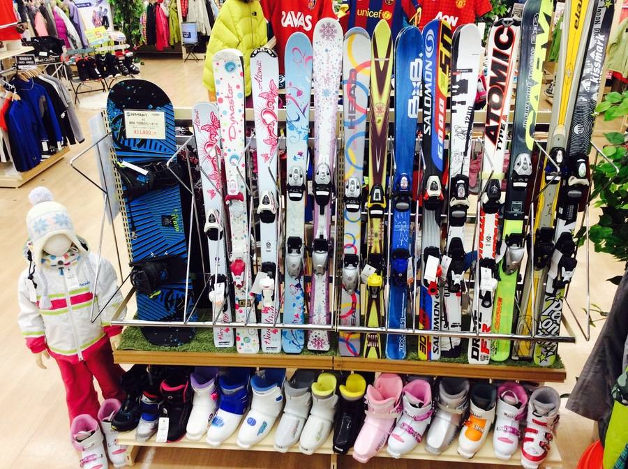 【TFスポーツ柏】「キッズ・ジュニア用」スキー用品買うならTFスポーツ柏♪